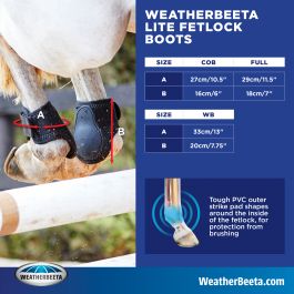 Weatherbeeta Lite Fetlock Boots 