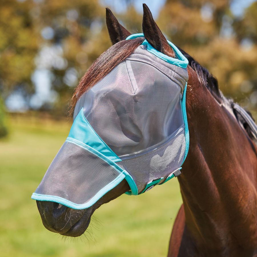Weatherbeeta Comfitec Fine Mesh Fly Mask with Nose 