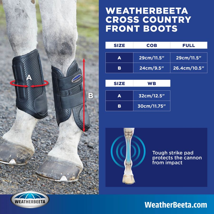 Weatherbeeta open hot sale front boots