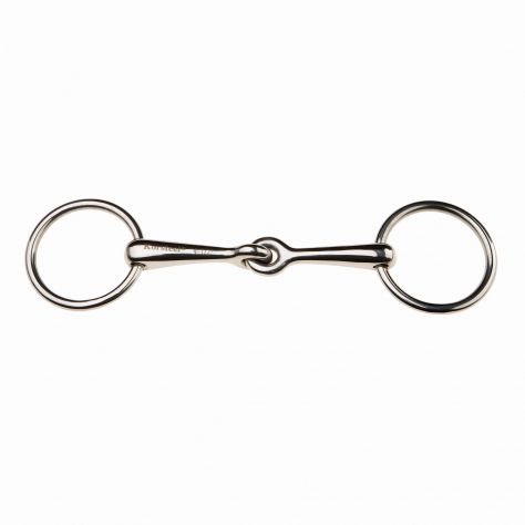 Korsteel Stainless Steel Weymouth Loose Ring Bradoon Snaffle Bit