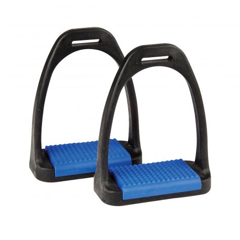 Korsteel Polymer Stirrup Irons with Coloured Treads