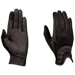 Dublin Elite Schooling Equestrian Riding Gloves Touch Screen Compatible 